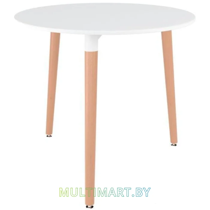 Обеденный стол LoftyHome Oak-60 VC4005-W (белый)